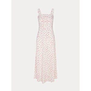 NWT Realisation Par Dharma in Baby Rose Silk Maxi Sun Dress M $300